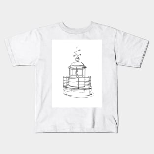 Nazare Lighthouse Kids T-Shirt